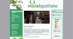 Desktop Screenshot of mistel-apotheke.ch
